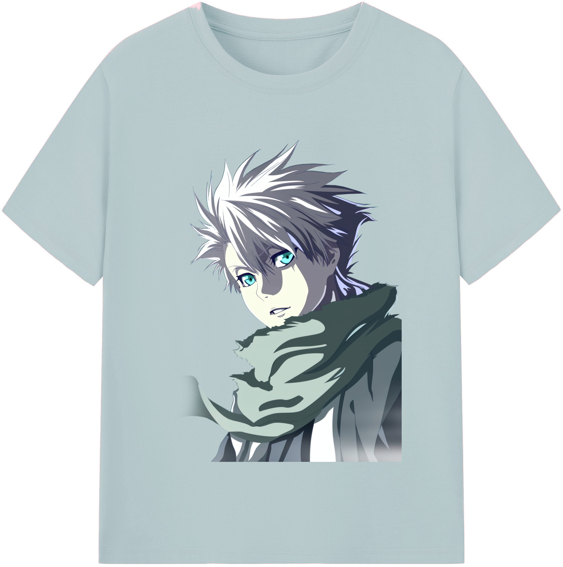 （画像用） ブリーチ 日番谷冬獅郎（ひつがや とうしろう） BLEACH Hitsugaya Toushirou 綿100％半袖Tシャツ（フロントプリント）